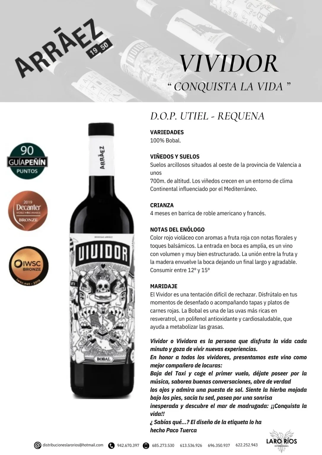 Vividor | DISTRIBUCIONES LARO RIOS SL