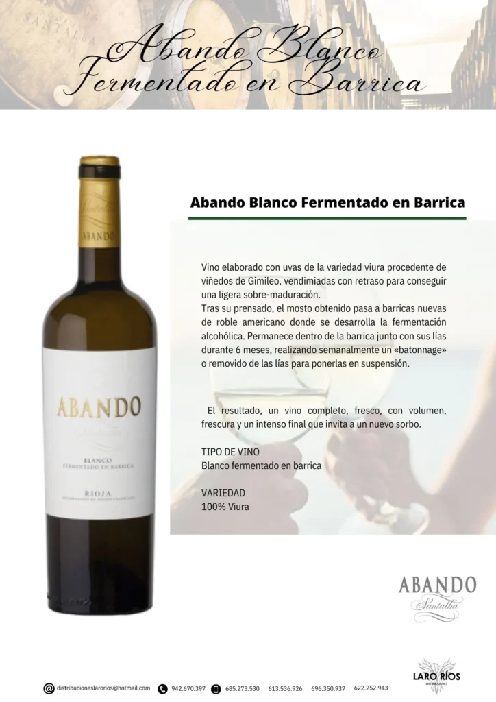 Abando Blanco | DISTRIBUCIONES LARO RIOS SL