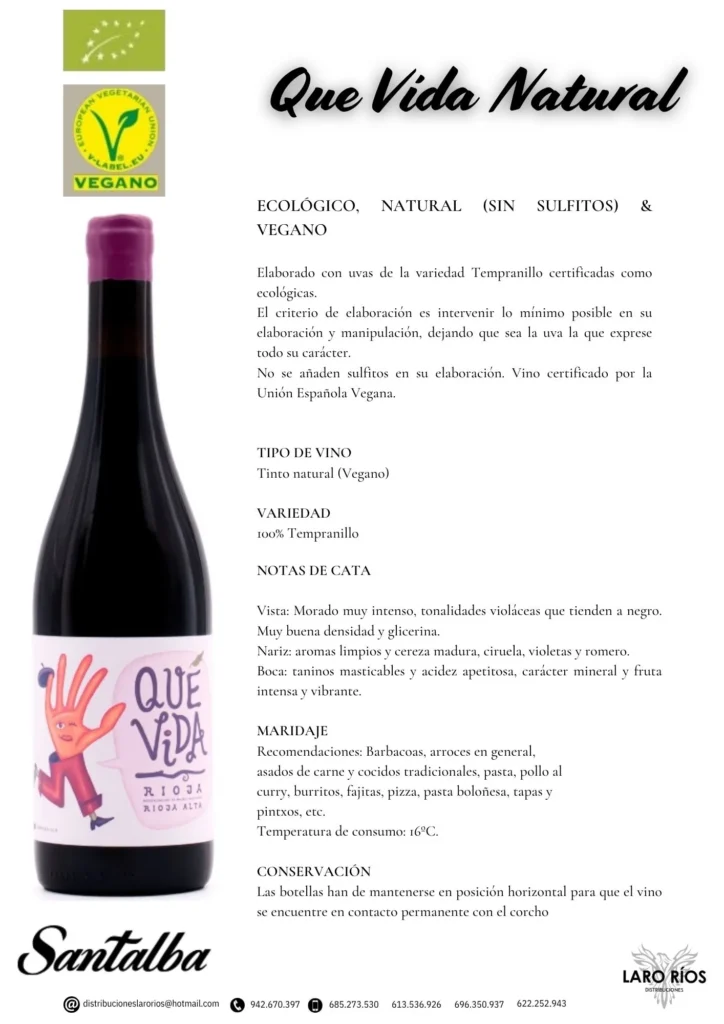 Que Vida Natural | DISTRIBUCIONES LARO RIOS SL