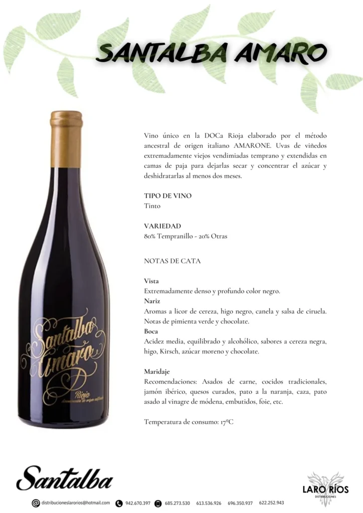 Santalba Amaro | DISTRIBUCIONES LARO RIOS SL
