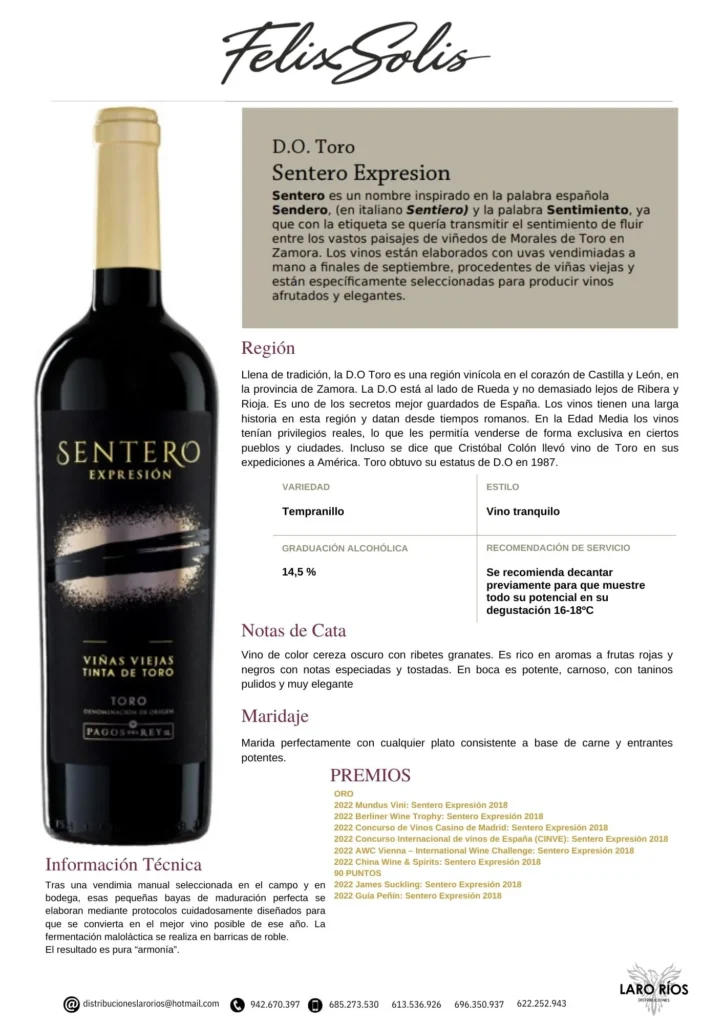Sentero | DISTRIBUCIONES LARO RIOS SL