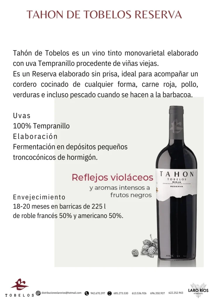 Tahon | DISTRIBUCIONES LARO RIOS SL