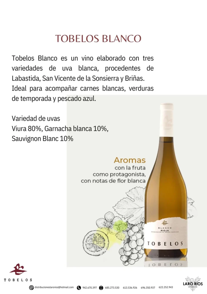 Tobelos Blanco | DISTRIBUCIONES LARO RIOS SL