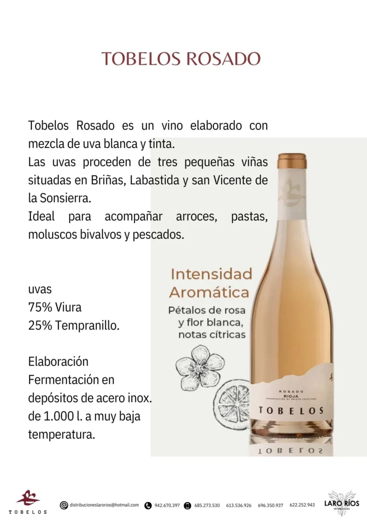 Tobelos Rosado | DISTRIBUCIONES LARO RIOS SL